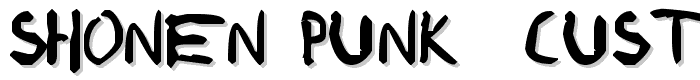 shonen punk_ custom font